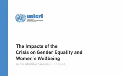 The Impacts of the Crisis on Gender Equality abd Women's Wellbeing in EU Mediterrranean countries