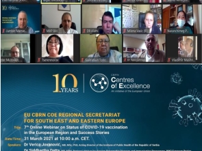 7th Webinar CBRN CoE SEE